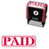 BETAALDE Kantoor Eenvoudig ingelijst Zelfinktende Stempel (In situ)