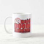 Betaalde poeni amdani! koffiemok (Links)