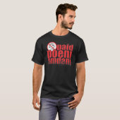 Betaalde poeni amdani! t-shirt (Voorkant volledig)
