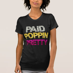Betaalde Popping  Urban Hip Hop T-shirt