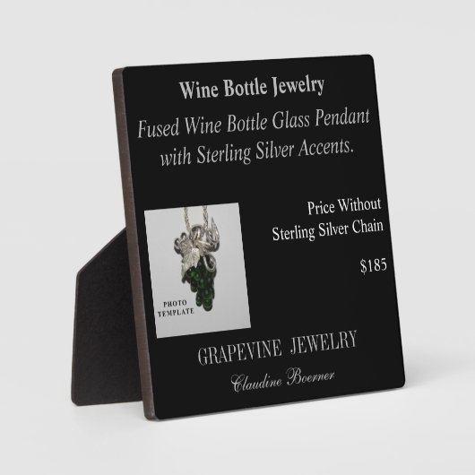 Betaalde productprijs eBay-winkels Fotoplaat (Voorkant)