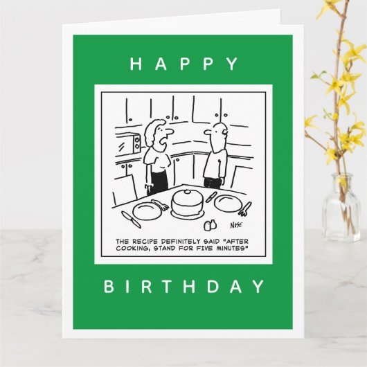 Betaalde standaard na het koken van de Cartoon ont Kaart (Gele Bloem)