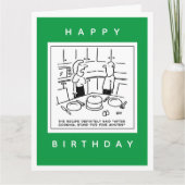 Betaalde standaard na het koken van de Cartoon ont Kaart (Voorkant)