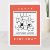 Betaalde standaard na het koken van de Cartoon ont Kaart (Voorkant)