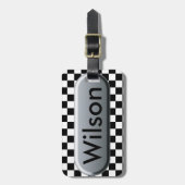 Betaalde vlag bagagelabel (Voorkant verticaal)