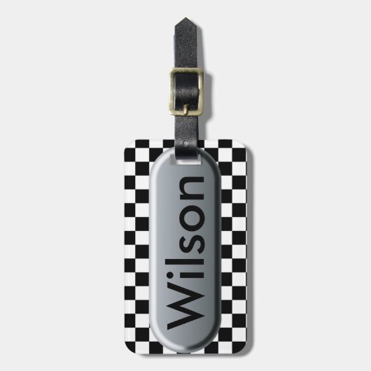 Betaalde vlag bagagelabel (Voorkant verticaal)