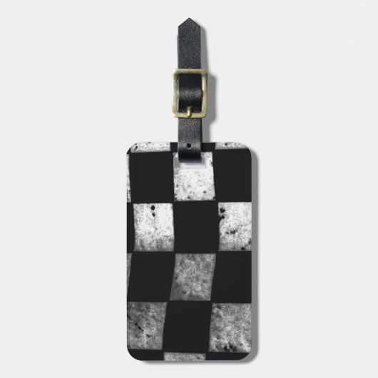 Betaalde vlag bagagelabel (Voorkant verticaal)