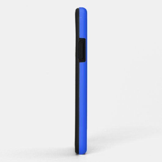 Betaalde vlag; blauw Case-Mate iPhone case (Achterkant/rechts)