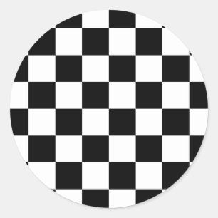 Betaalde vlag ronde sticker