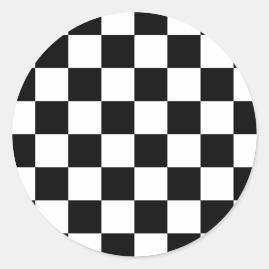 Betaalde vlag ronde sticker (Voorkant)