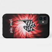 Betaalde vlag; rood Case-Mate iPhone case (Achterkant (horizontaal))