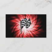 Betaalde vlag; rood visitekaartje (Achterkant)