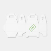 Betaalde Zakelijke Stempel Favor Doos Bedankdoosjes (Uitgevouwen)