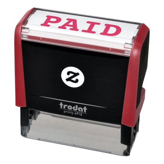 Betaalde zelfinkende stempel (Product)