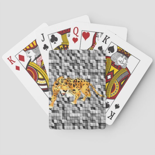 Betaalkaartdeck voor tijger speelkaarten (Achterkant)