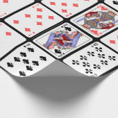 Betaalkaarten Poker Euchre Cadeaus Cadeaupapier (Hoek)
