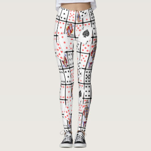 Betaalkaarten Poker Euchre-Leggings Leggings