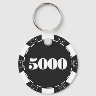 Betaalliefhebbers van casino-chips sleutelhanger