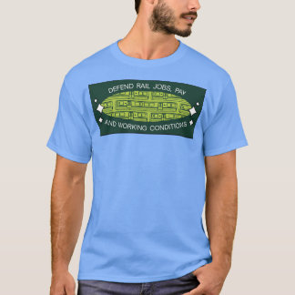 Betaalvoorwaarden en arbeidsomstandigheden verdedi t-shirt