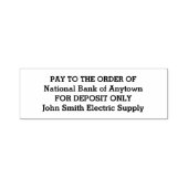 Betalen aan de Orde van Zelfinktende Stempel (Design)