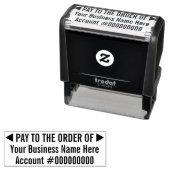 Betalen op bestelling van Basic Business Deposit 2 Zelfinktende Stempel (In situ)
