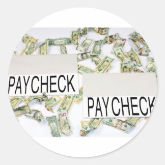 Betalen Ronde Sticker