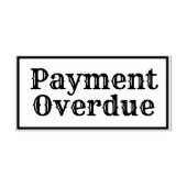 Betaling achterstallig Rubberstempel (Afrduk)