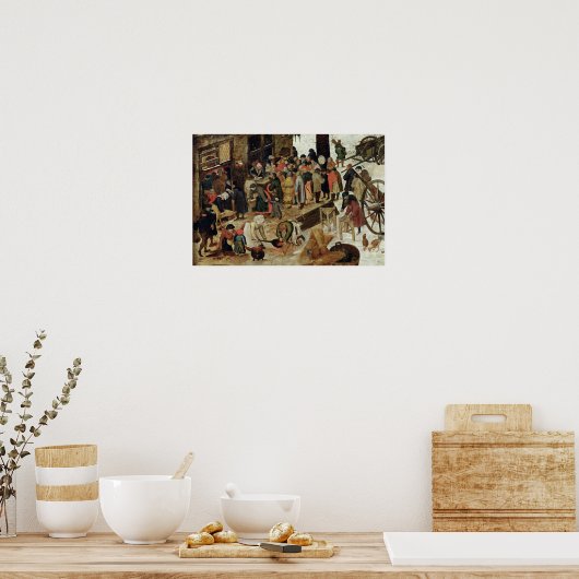 Betaling van de vergoeding poster (Keuken)