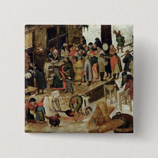 Betaling van de vergoeding vierkante button 5,1 cm (Voorkant)