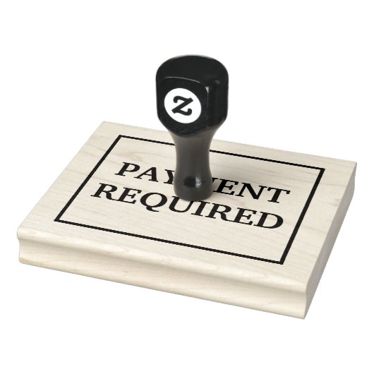 Betaling vereist rubberstempel (Stempel)