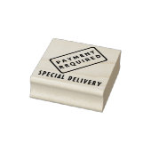 Betaling vereist/speciale levering rubberstempel (Stempel)