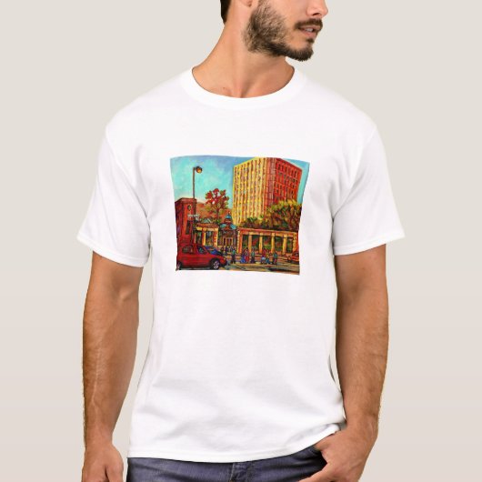 BETALINGEN VAN HET CGILL UNIVERSITY CANADIAN CITY  T-SHIRT (Voorkant)