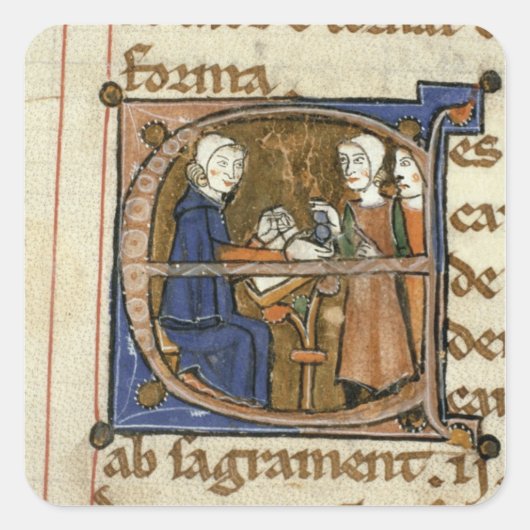 Betalingsbelastingen Vierkante Sticker (Voorkant)