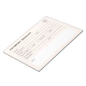 Betalingsbewijs Zakelijk Logo Notitieblok (Schuin)