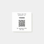 Betalingsplatform QR-code Post-it® Notes (Voorkant)