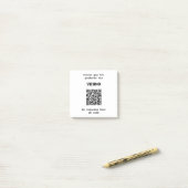 Betalingsplatform QR-code Post-it® Notes (Op bureau)