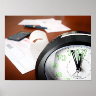 Betalingstijd voor facturen poster