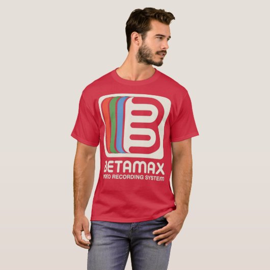Betamax T-shirt (Voorkant volledig)