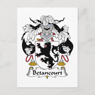 Betancourt Family Crest Briefkaart