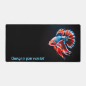 Bètavis op zwart bureaumat (Voorkant)