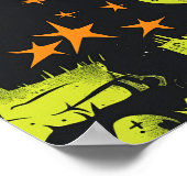 Betegeld Frankenstein patroon Poster (Hoek)