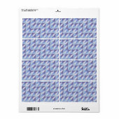 betegeld patroon etiket (Full Sheet)