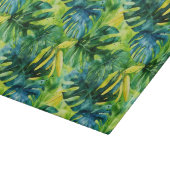 Betegeld Tropisch blad strandhuispatroon Snijplank (Hoek)