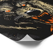 Betegeld weerwolfpatroon poster (Hoek)