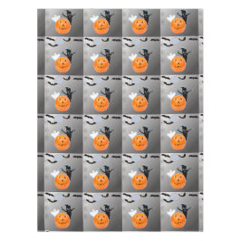 Betegelde Ghost Pumpkin Bats Halloween Design Tafelkleed