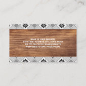 betegelingspatroon bijsnijden | Hout Visitekaartje (Achterkant)