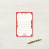 Betekenen om dingen te doen post-it® notes (Op bureau)