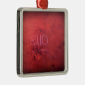 Betekenen ze hallo? metalen ornament (Rechts)