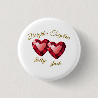 Betekenend Geschenk – Elegante Liefde Ronde Button 3,2 Cm