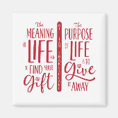 Betekenis/Doel van het Magnet van het Citaat van d (Voorkant)